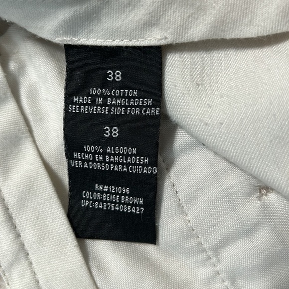 Men’s Shorts Weatherproof Beige/Cream/Tan Plaid Shorts Men’s Size 38 EUC - Picture 5 of 5